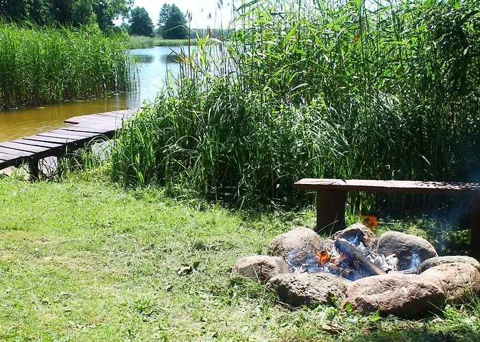 Kemping Bajkowe Mazury Holenderski łódki Kajaki Wędkowanie